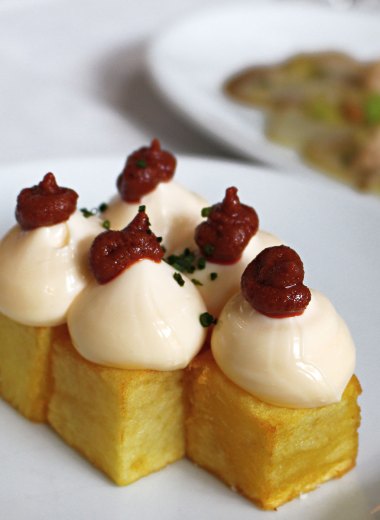 Patatas Bravas på La Terrassa del DO