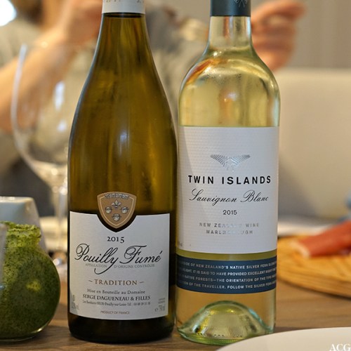 vint til asparges: Pouilly Fumé og Twin Islands