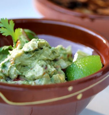 skål med guacamole